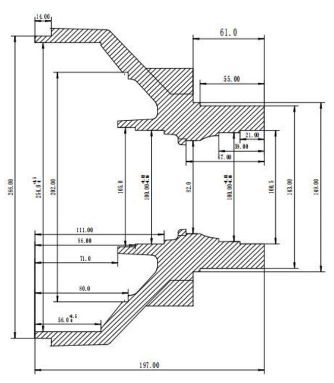 Барабан тормозной 91B33-10500